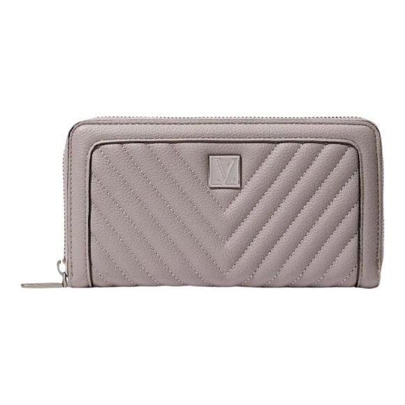 NWT‎ Victoria's Secret The Victoria Wallet Color Gray - Picture 1 of 6